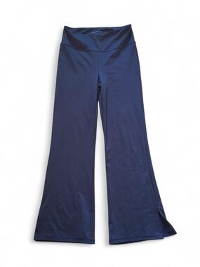 American Eagle Outfitters dusty Navy blue flare leggings Large 🗻